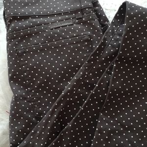 Dolce & Gabbana brown polka dot jeans pants size 8